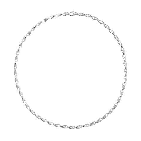 Reflect Slim Necklace 652A Silver 45 cm