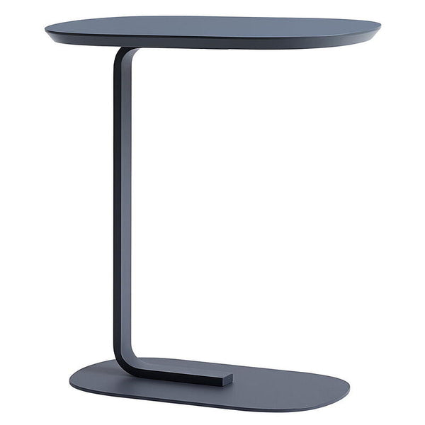 Muuto Relate Side Table Blue-Grey 73.5 cm
