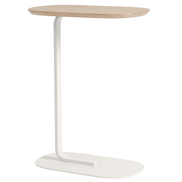 Muuto Relate Side Table Solid Oak/Off-White 73.5 cm