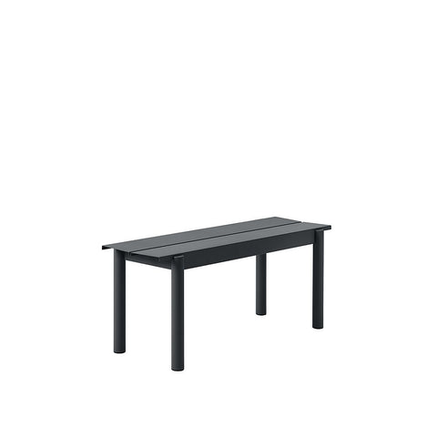 Muuto Linear Steel Bench Seat Black 110 cm