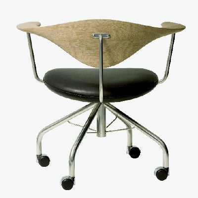 PP Mobler pp502 Swivel Chair Soap Treated Oak