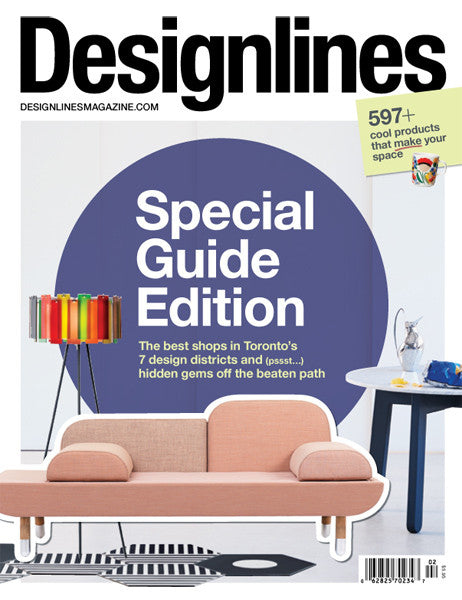 TORP featured in Designlines guide to Best Design Stores in Toronto