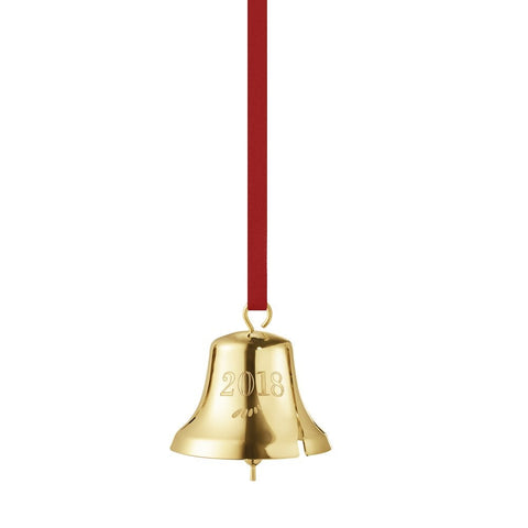 2018 Christmas  Bell - Gold Plated