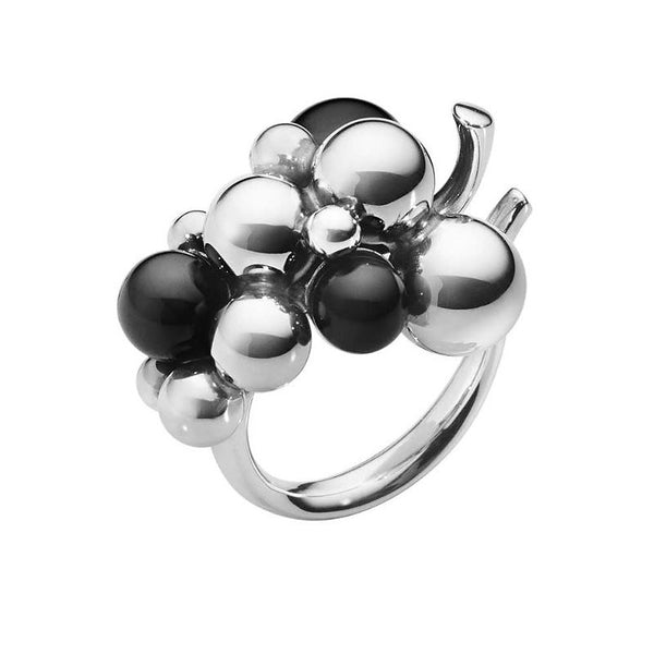 Moonlight Grape Ring 551B Onyx Black Size 53