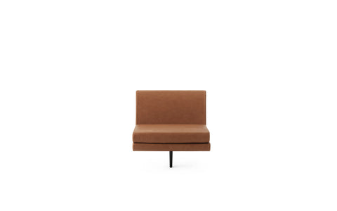 Sum Modular Sofa 110 Center Black Alu