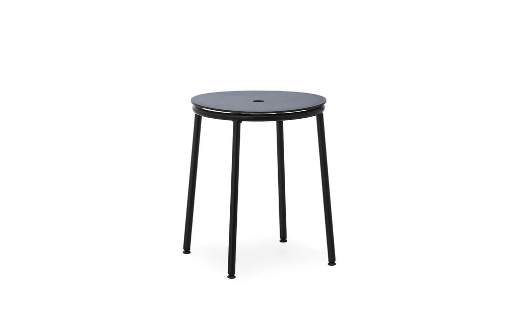 Circa Stool 45 cm Black Steel
