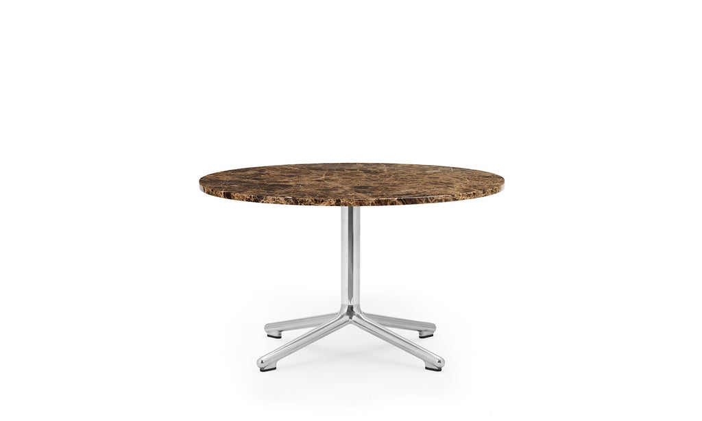 Lunar Coffee Table H40 Ø70 cm (Alu/Marble)