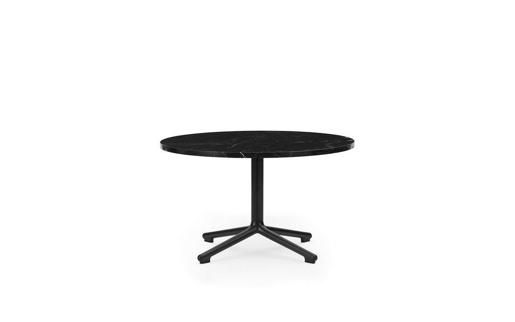 Lunar Coffee Table H40 Ø70 cm (Alu/Marble)