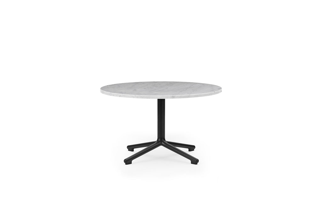 Lunar Coffee Table H40 Ø70 cm (Alu/Marble)