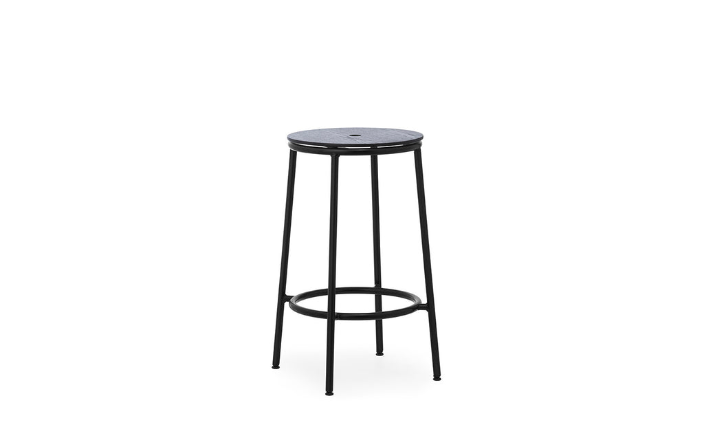 Circa Barstool 65 cm Black Steel