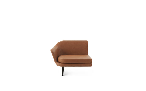 Sum Modular Sofa 100 Left Armrest Black Alu