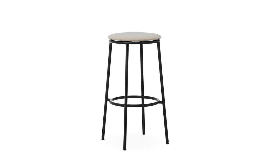 Circa Barstool 75 cm Uph. Black Steel