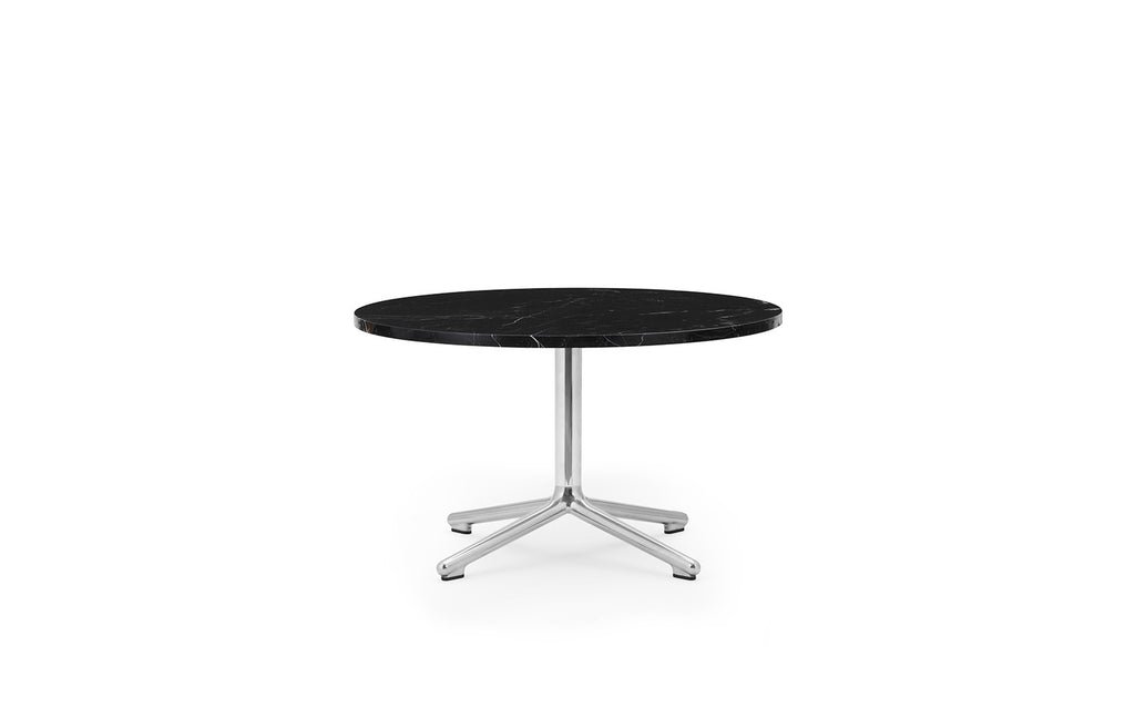 Lunar Coffee Table H40 Ø70 cm (Alu/Marble)