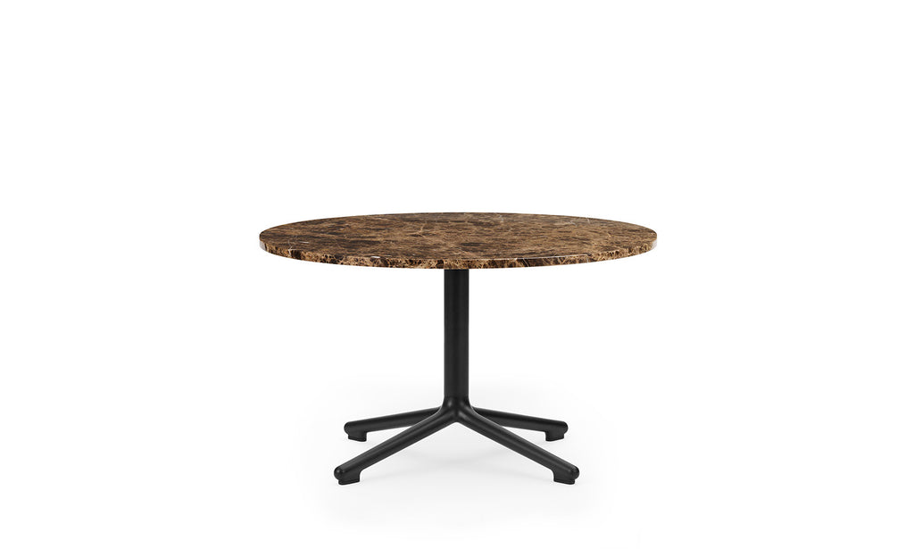 Lunar Coffee Table H40 Ø70 cm (Alu/Marble)