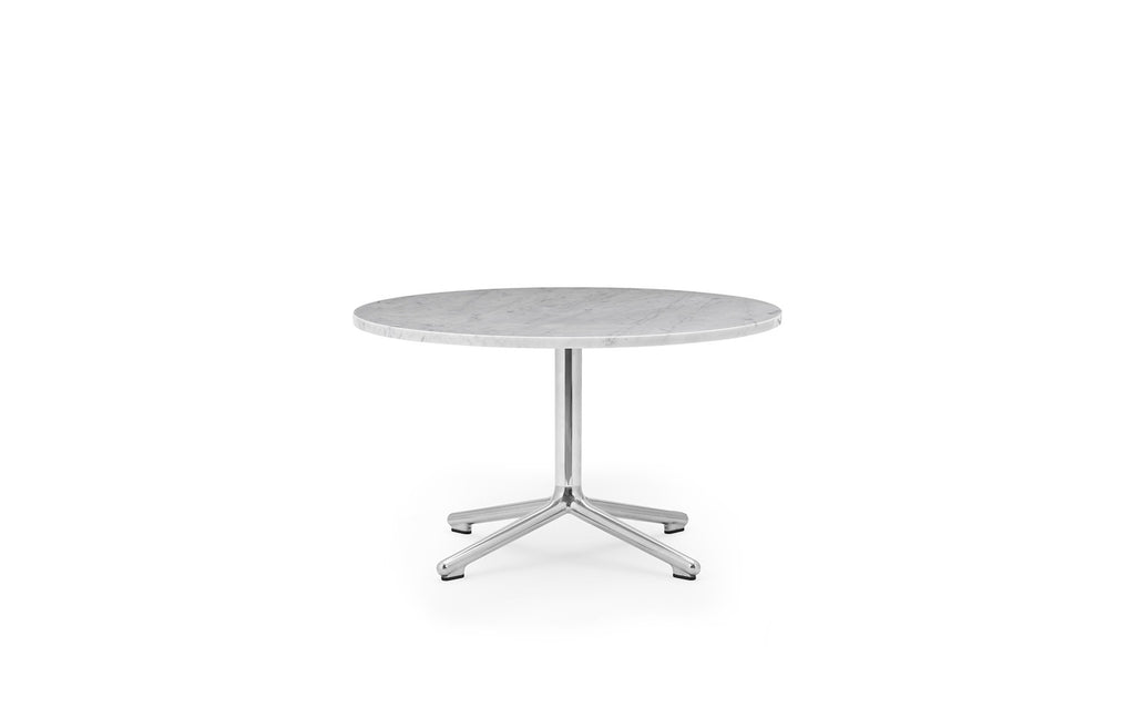 Lunar Coffee Table H40 Ø70 cm (Alu/Marble)