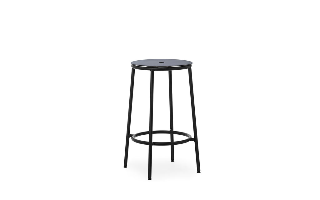 Circa Barstool 65 cm Black Steel