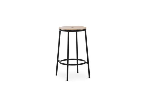 Circa Barstool 65 cm Black Steel