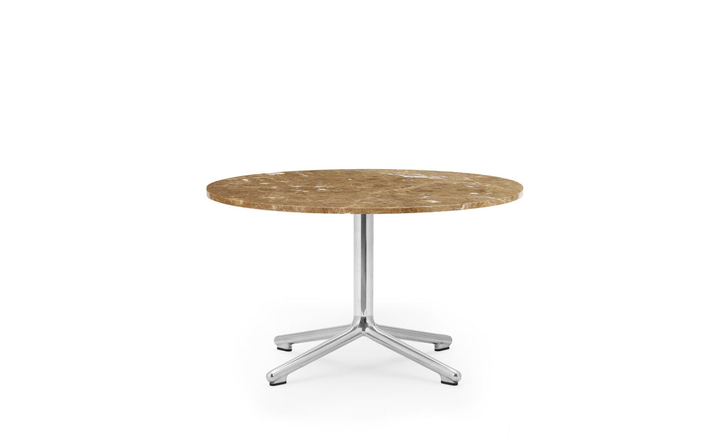 Lunar Coffee Table H40 Ø70 cm (Alu/Marble)