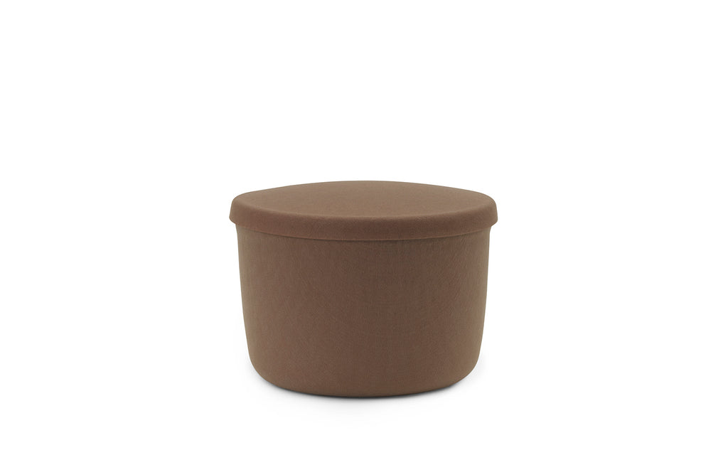 Hide Storage Pouf Small