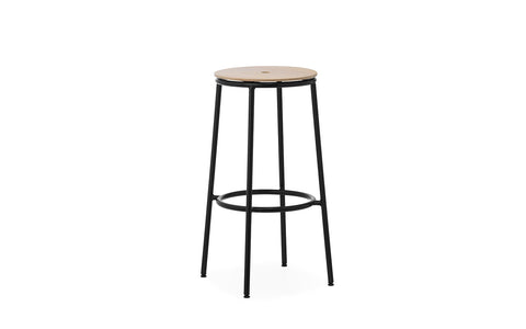 Circa Barstool 75 cm Black Steel