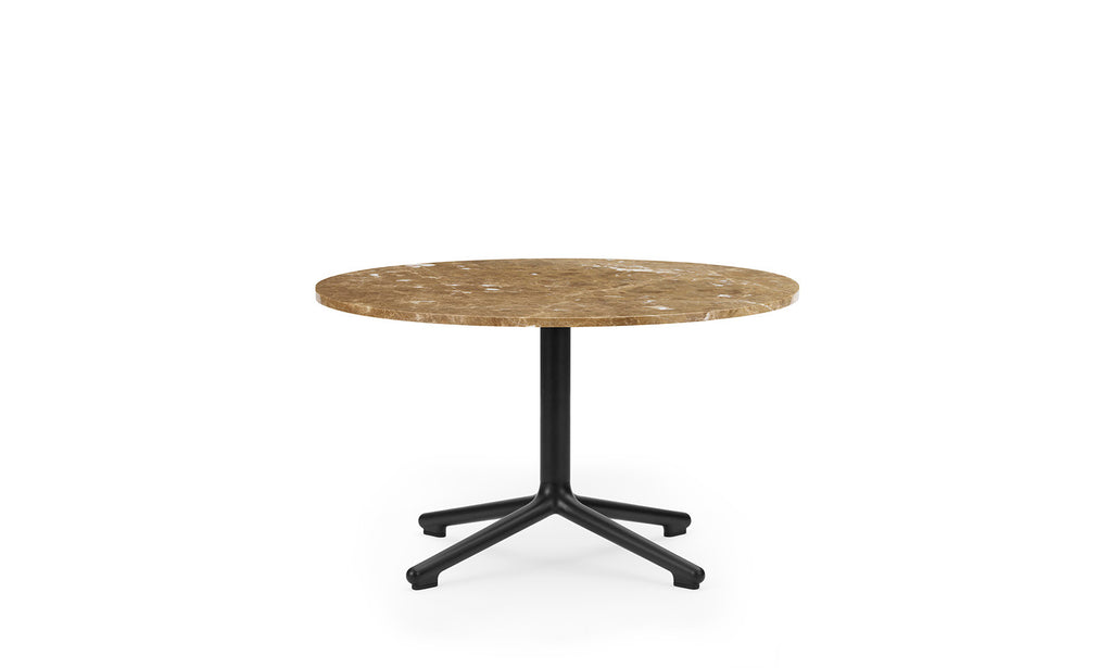 Lunar Coffee Table H40 Ø70 cm (Alu/Marble)