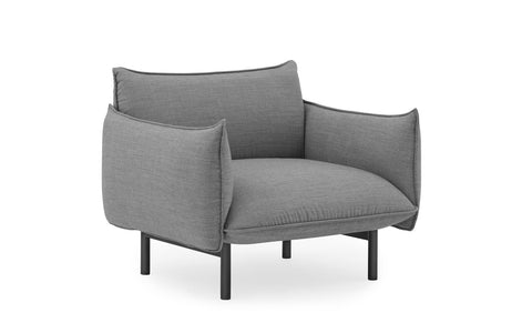 Ark Armchair Black Steel