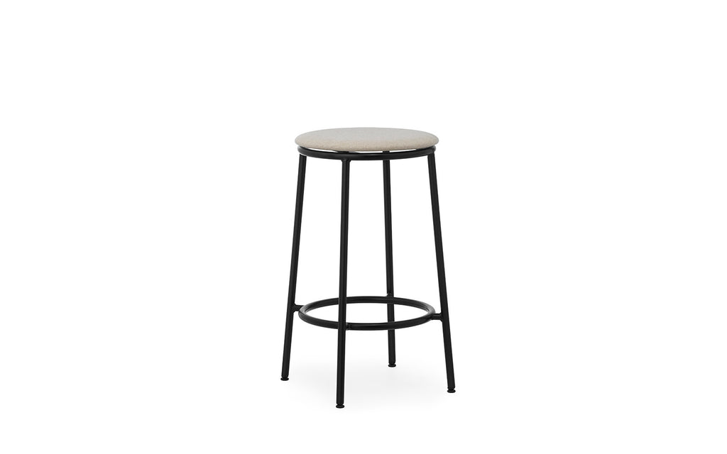 Circa Barstool 65 cm Uph. Black Steel