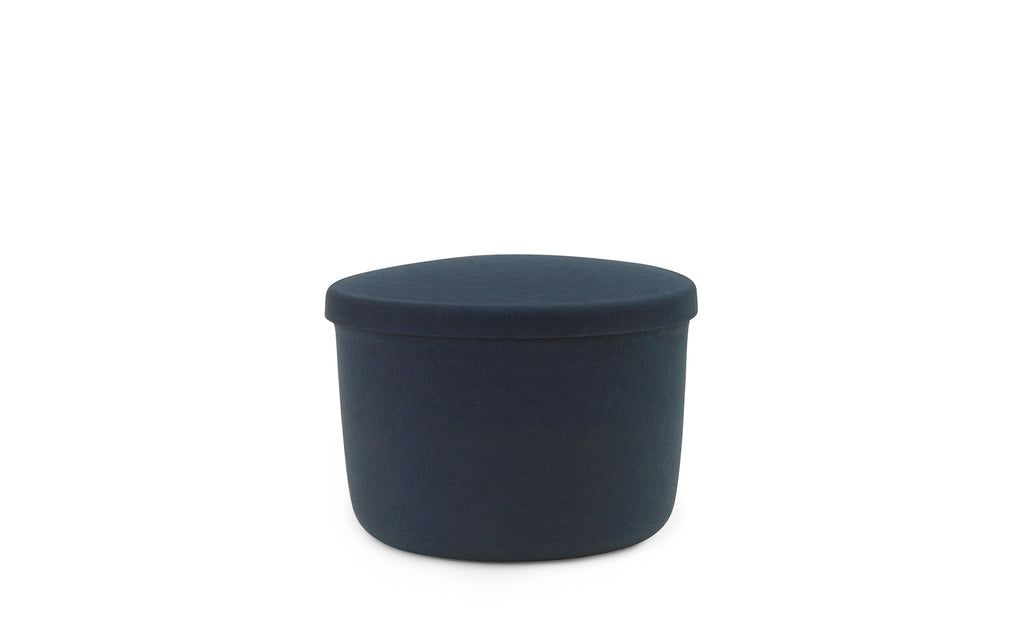 Hide Storage Pouf Small