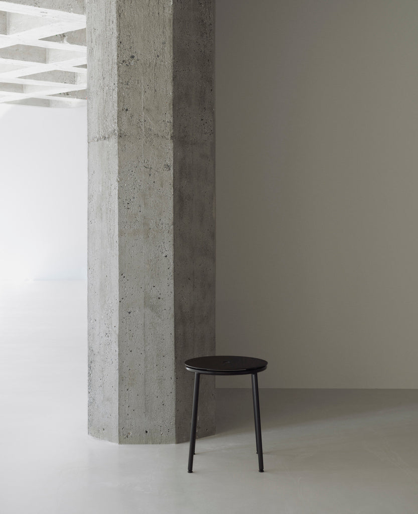 Circa Stool 45 cm Black Steel