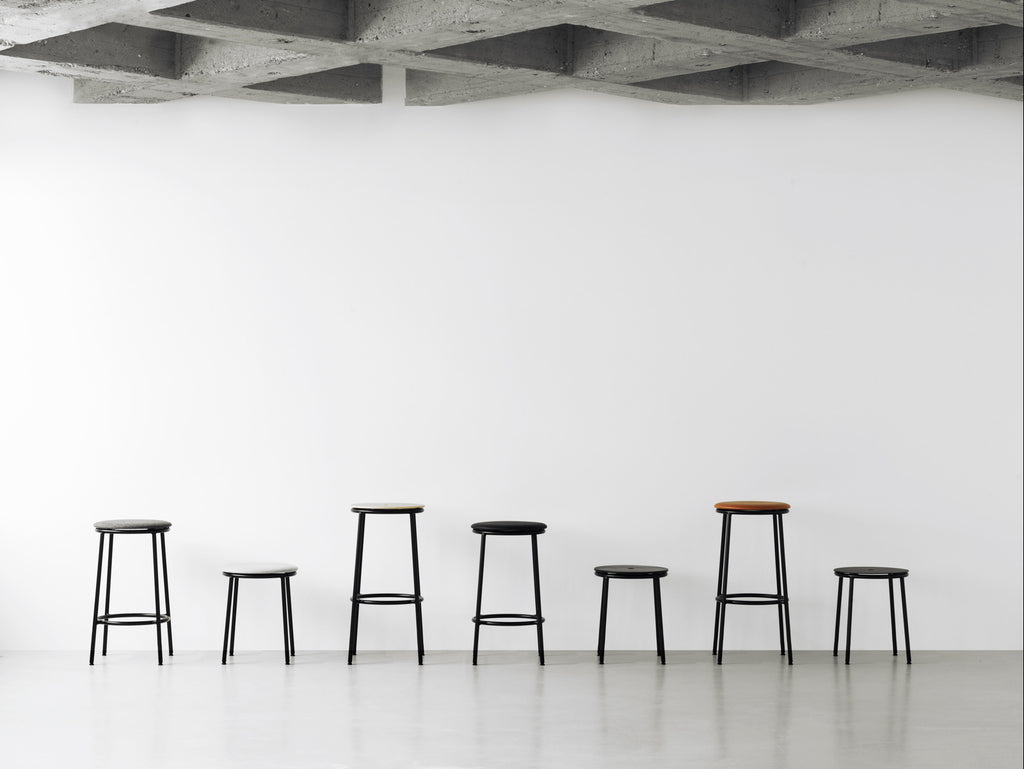 Circa Stool 45 cm Black Steel