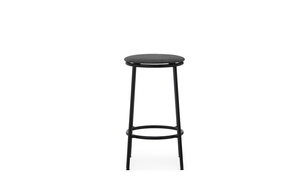 Circa Barstool 65 cm Uph. Black Steel