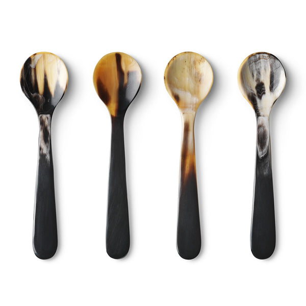 Alfredo Horn Spoons. 4pcs