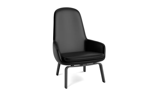 Era Lounge Chair High Black Oak
