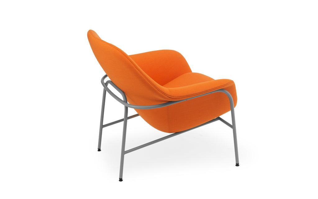 Drape Lounge Chair Low (Grey Steel)