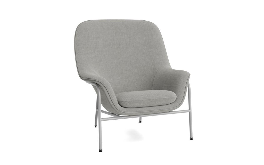 Drape Lounge Chair Low (Grey Steel)