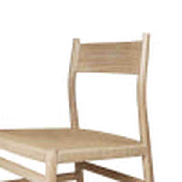 ARV Chair without arms - Weaved seat and solid back