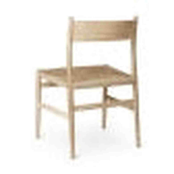 ARV Chair without arms - Weaved seat and solid back