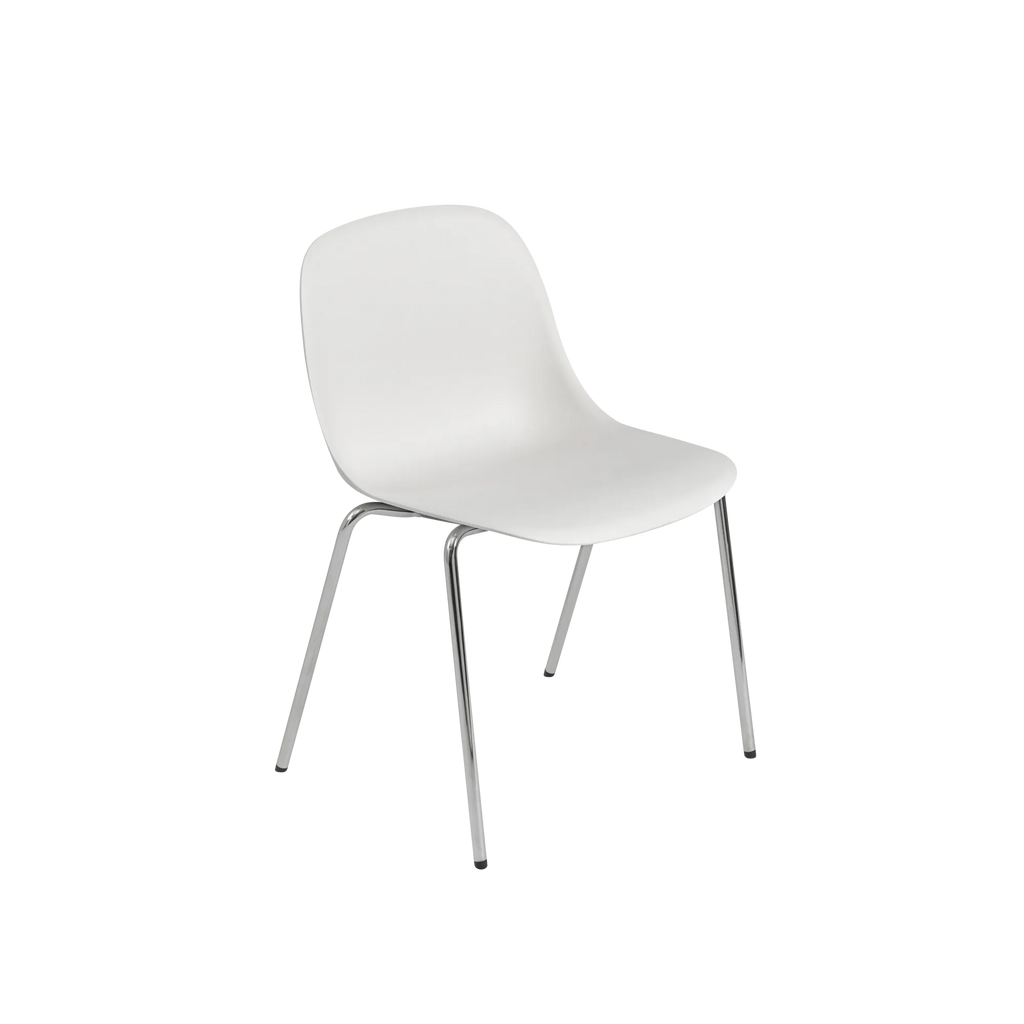 Fiber Side Chair A-Base Natural White