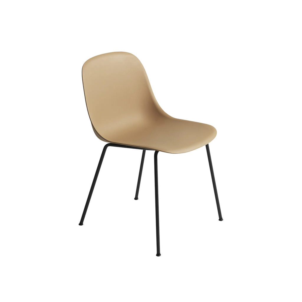 Fiber Side Chair Tube Base Ochre