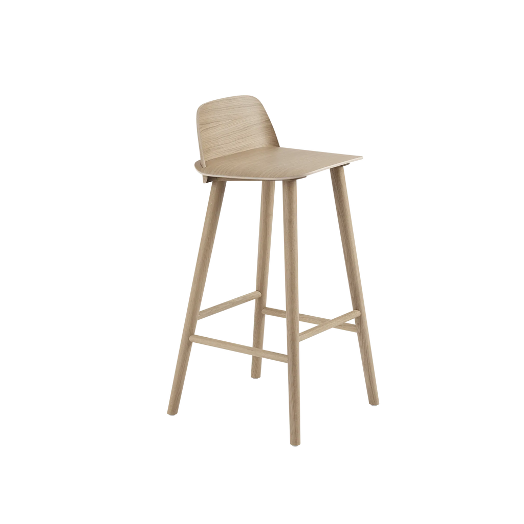 Nerd Bar Stool Oak