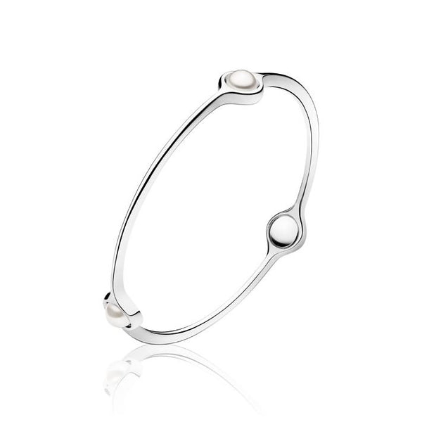 Sphere Bangle Pearl S