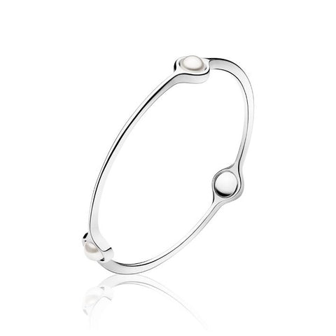Sphere Bangle Pearl S