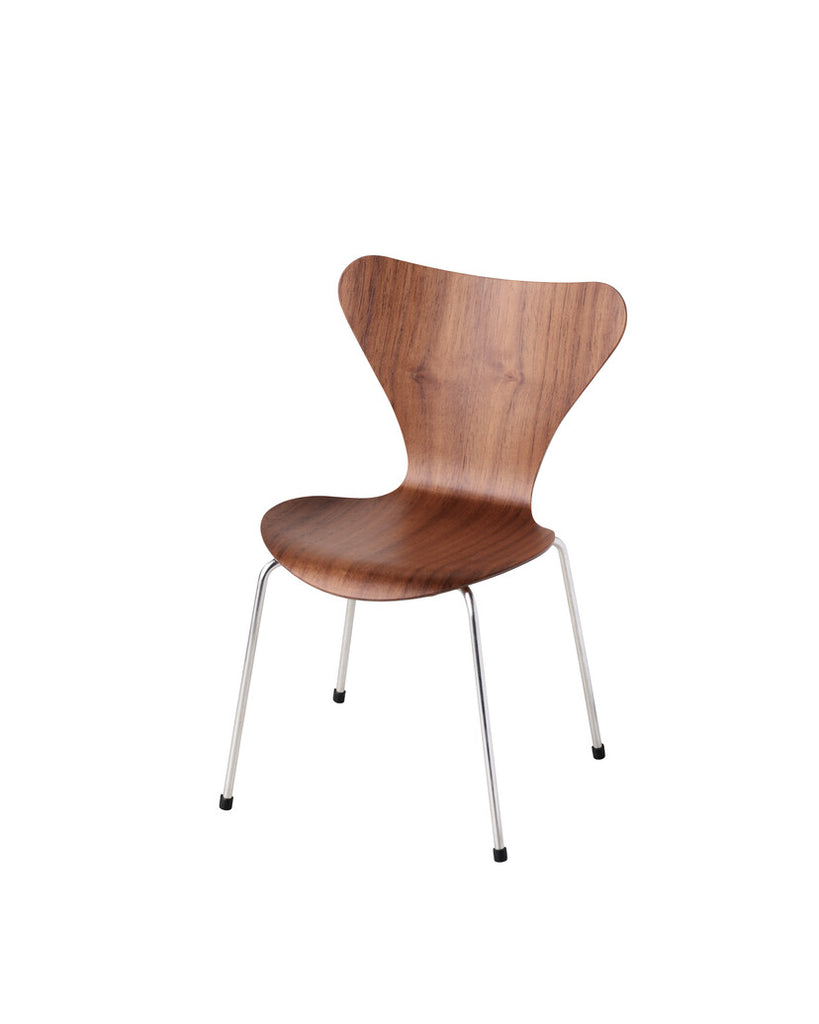 Miniature Series 7 chair, walnut