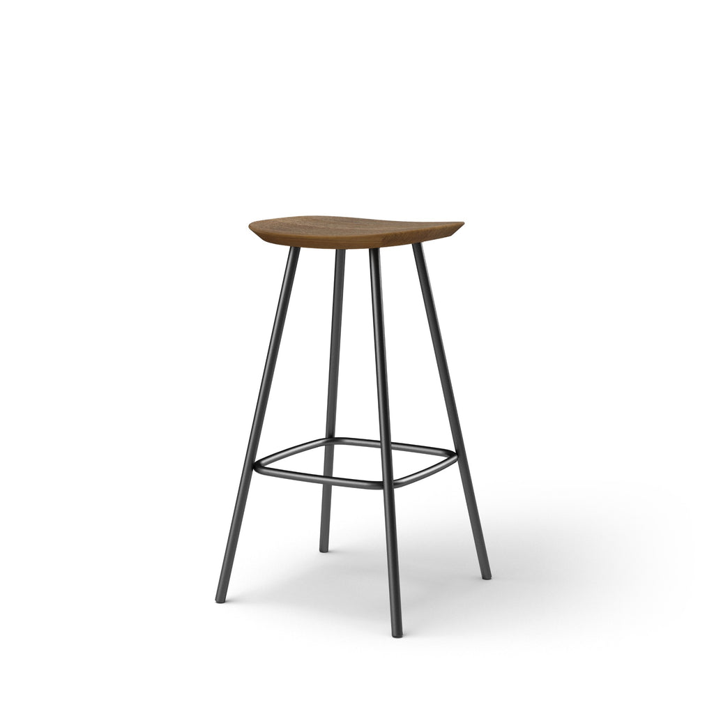 Pauline Bar Stool - wood seat