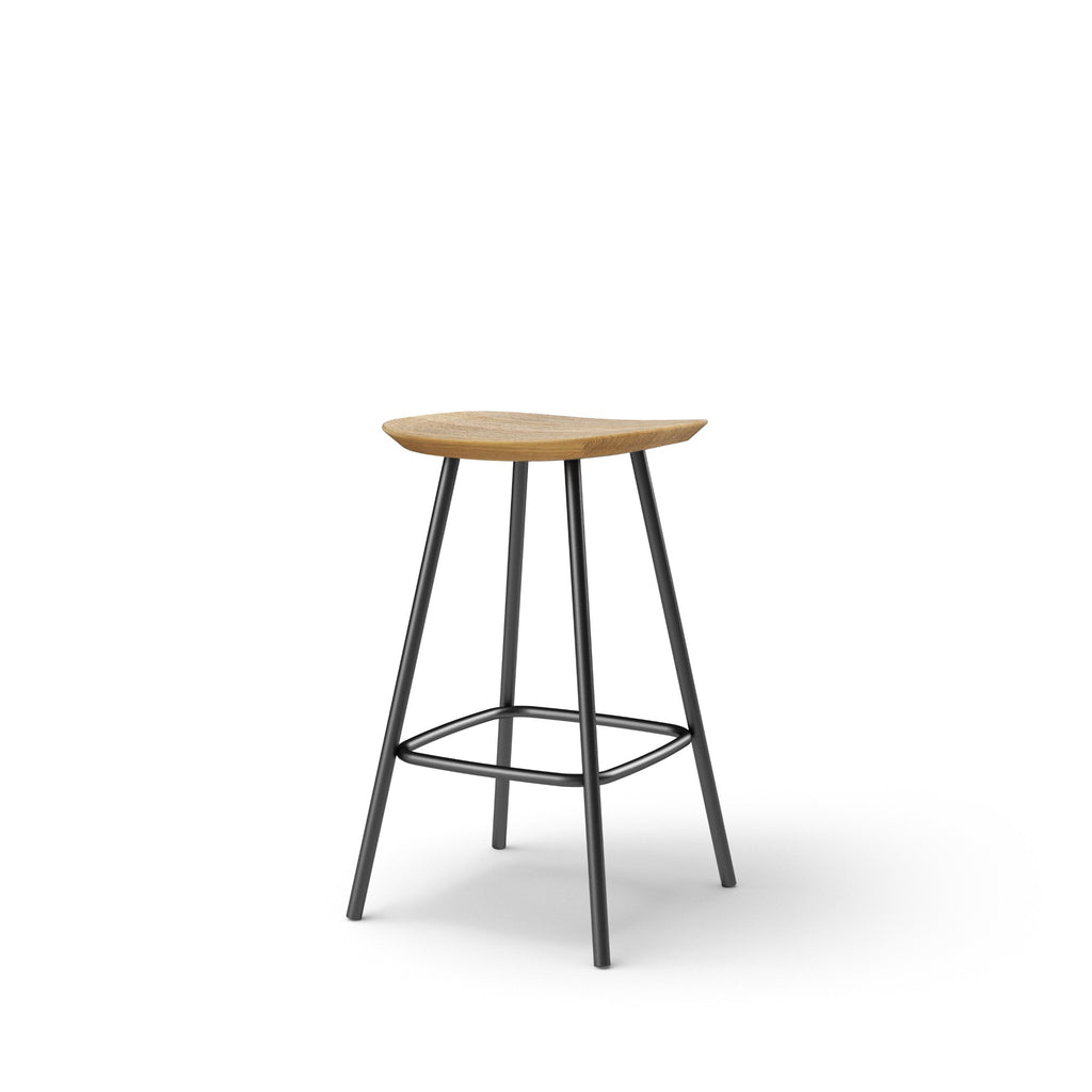 Pauline Bar Stool - wood seat