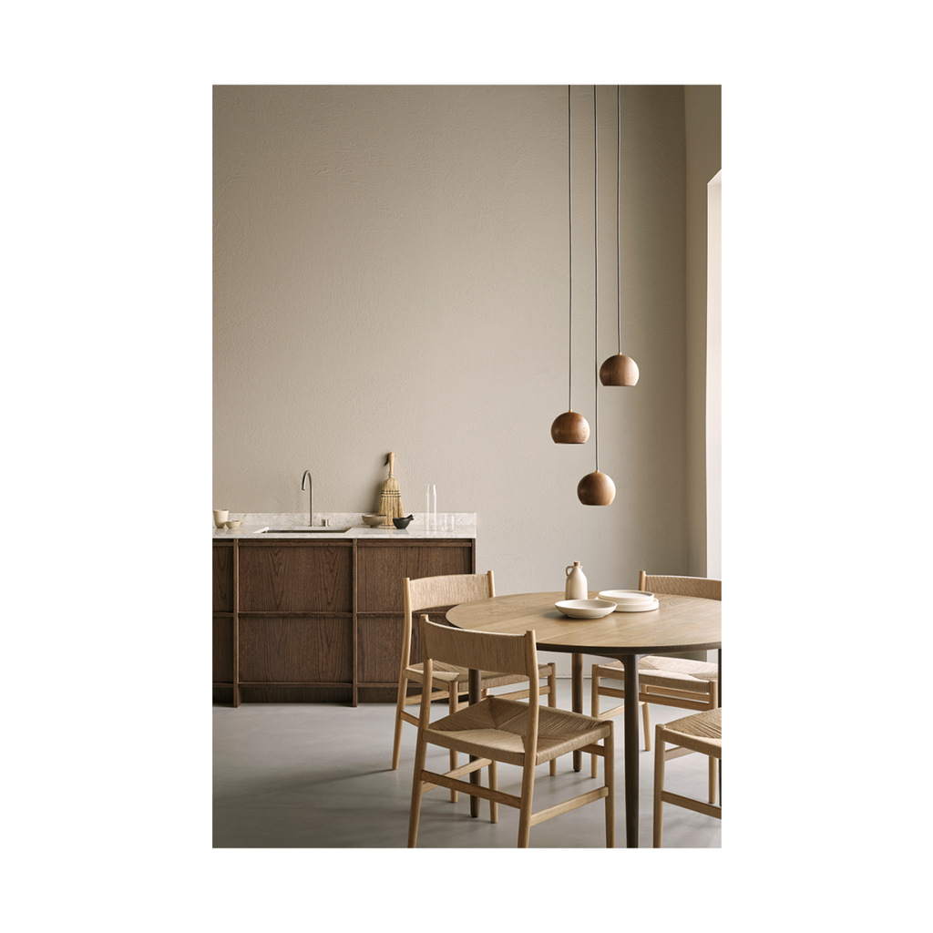 ARV Table Round, White oiled Oak