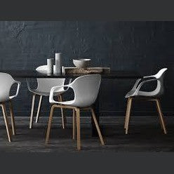 NAP Armchair, Wood/White
