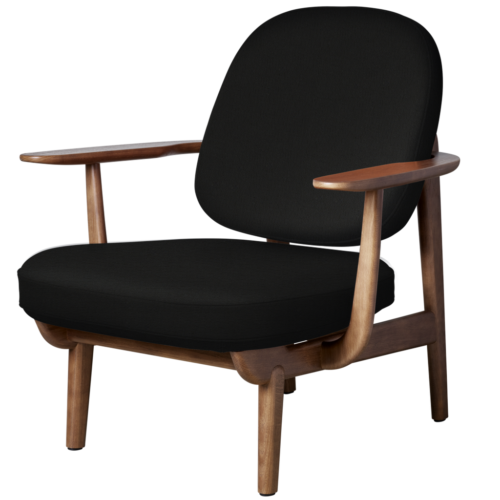 Fred lounge chair, walnut stained oak, Fritz Hansen