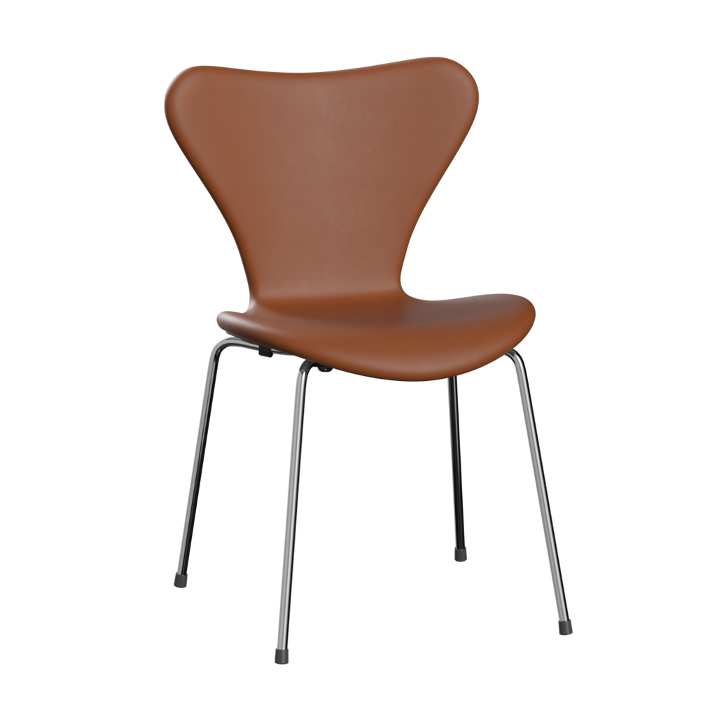 Series 7 chair, fully upholstered leather, Fritz Hansen