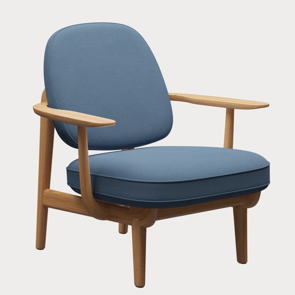 Fred™ lounge chair- Light Blue